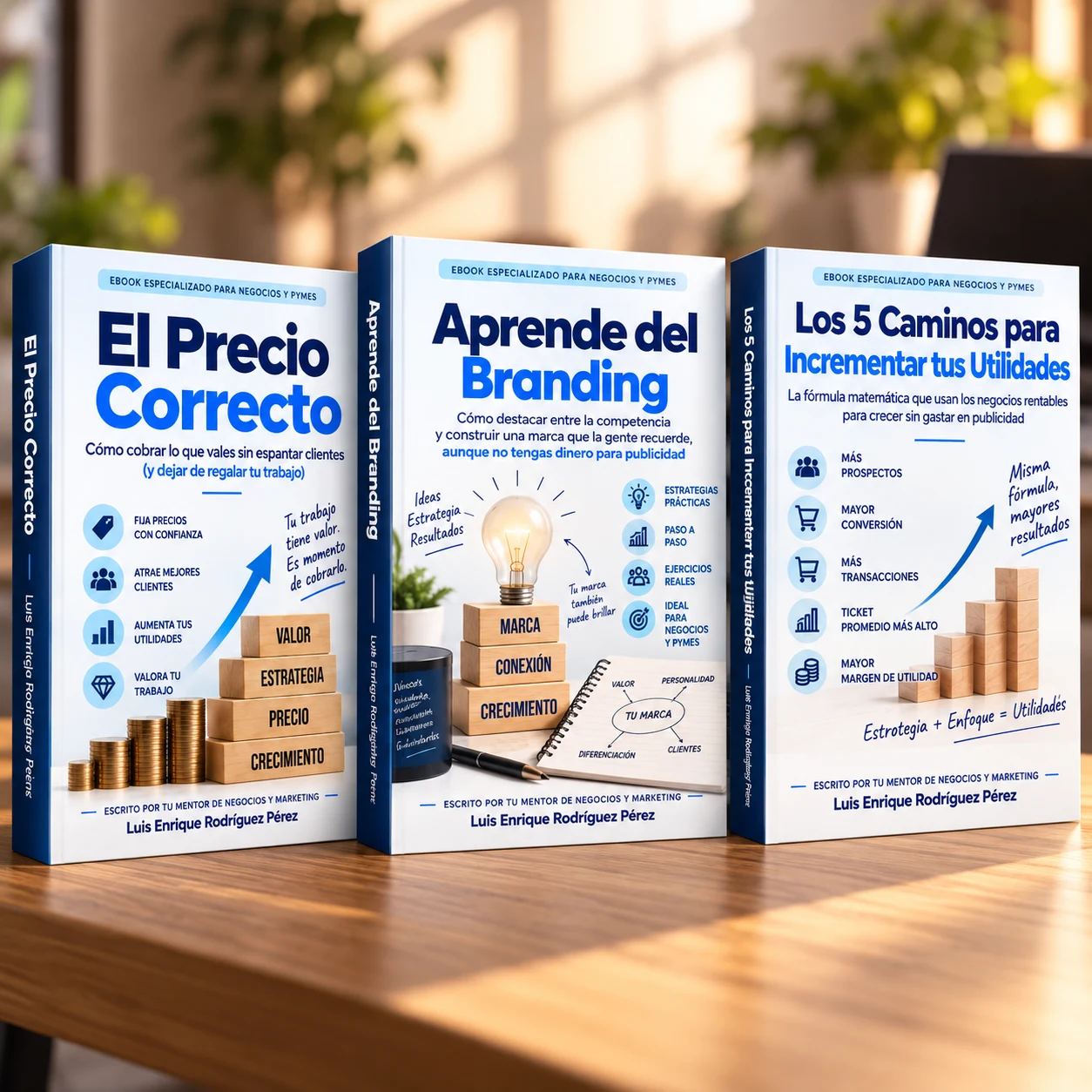 Ebooks El Precio Correcto, Aprende del Branding y Los 5 Caminos para Incrementar tus Utilidades